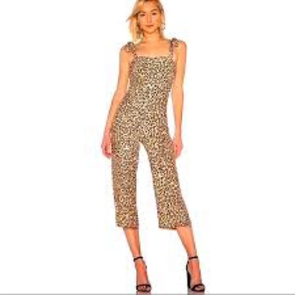 Faithfull the Brand Animal Print Jumpsuit